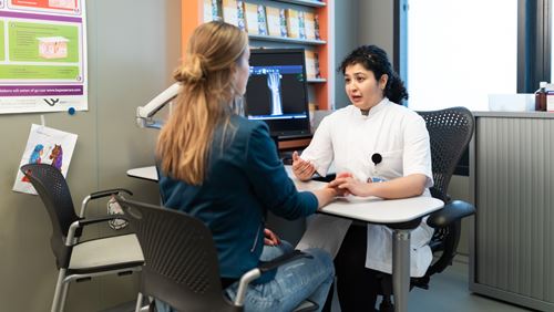 Röntgenfoto spreekkamer Röntgenfoto spreekkamer