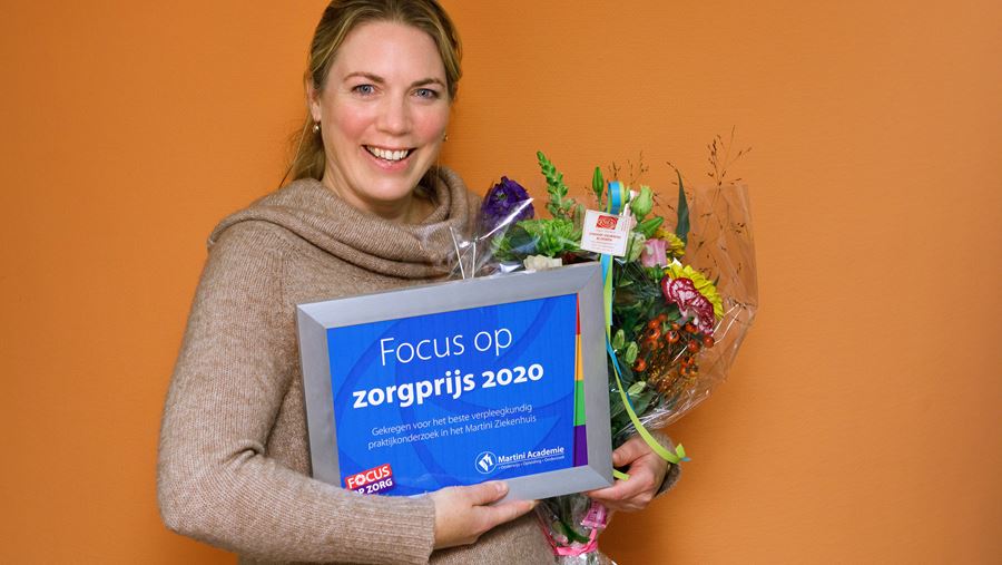 Nienke Hesseling wint Focus op Zorg Prijs Nienke Hesseling wint Focus op Zorg Prijs