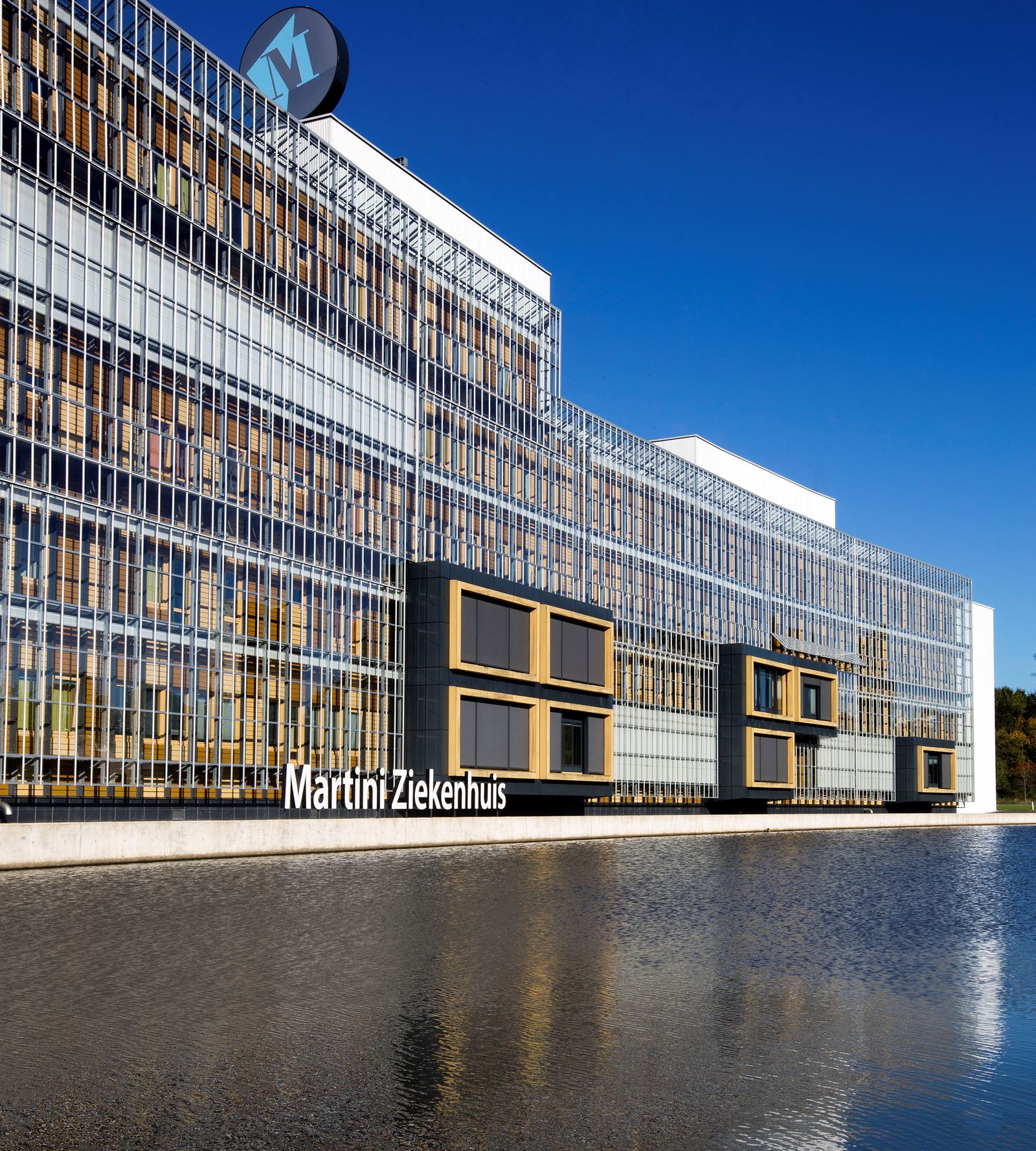 Martini ziekenhuis gevel van buiten af Martini ziekenhuis gevel van buiten af