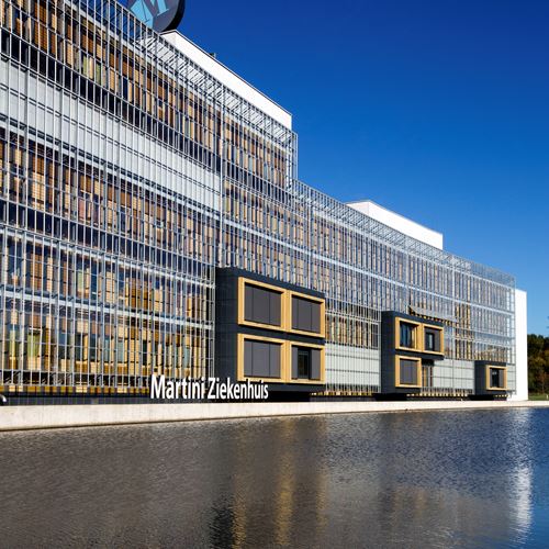 Martini ziekenhuis gevel van buiten af Martini ziekenhuis gevel van buiten af